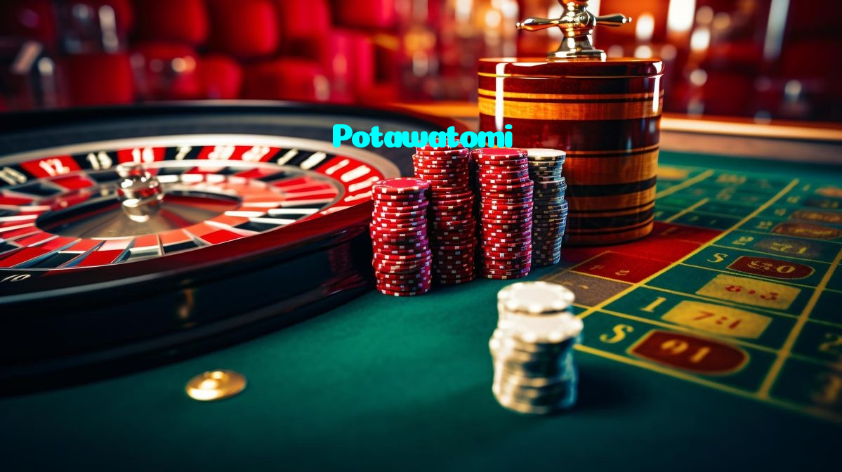 Potawatomi casino presented on mobile device in Pakistan with slots and live games