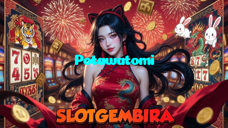 Potawatomi casino presented on mobile device in Pakistan with slots and live games